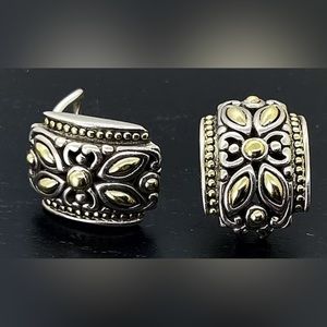 John Hardy Batu Kawung flower earrings